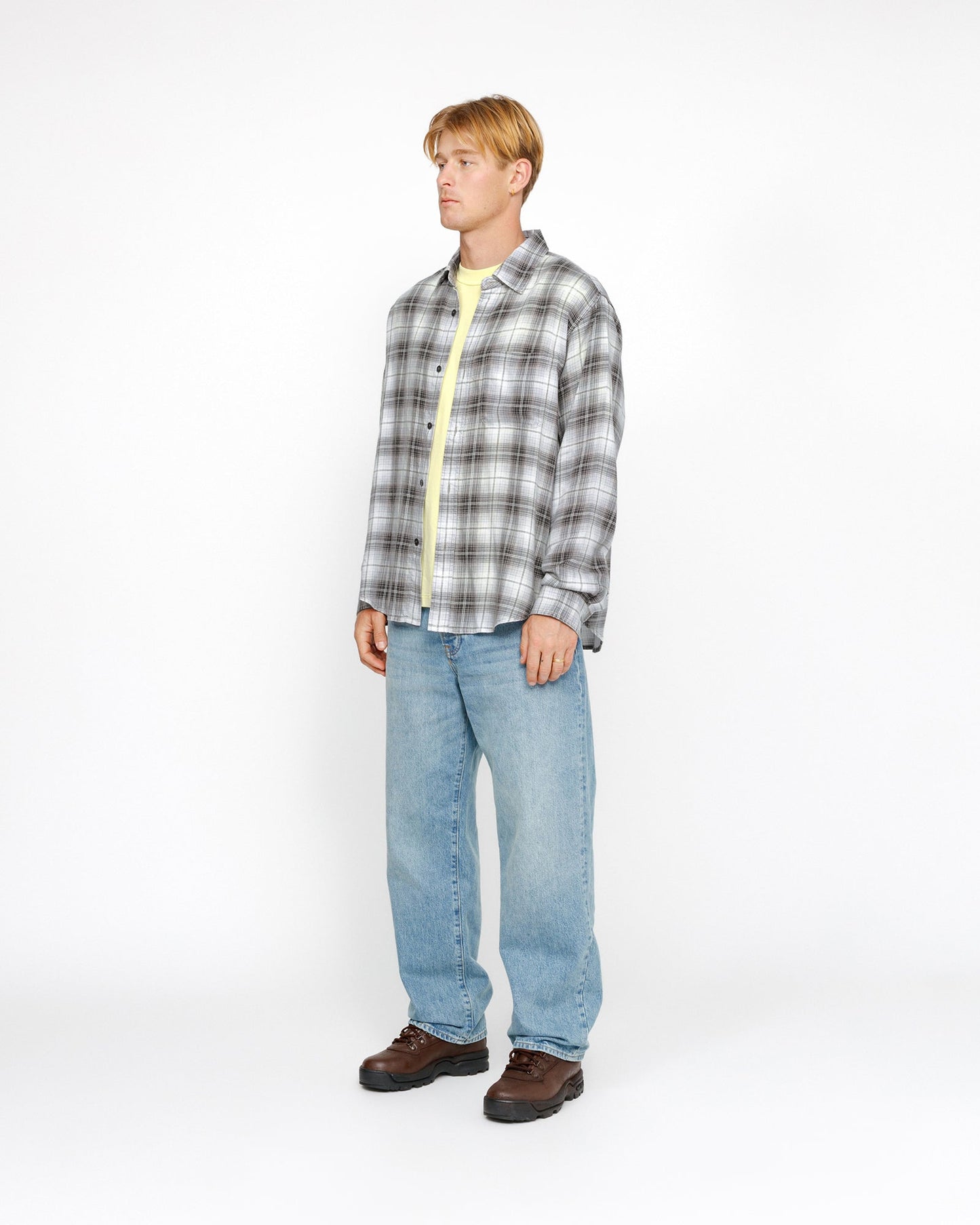 MATTHEW SHIRT LG PRINTED PLAID