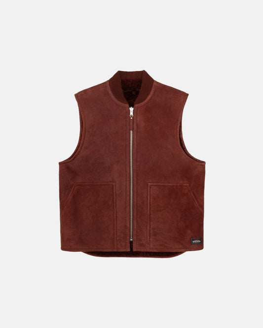 REVERSIBLE SHEARLING WORKGEAR VEST