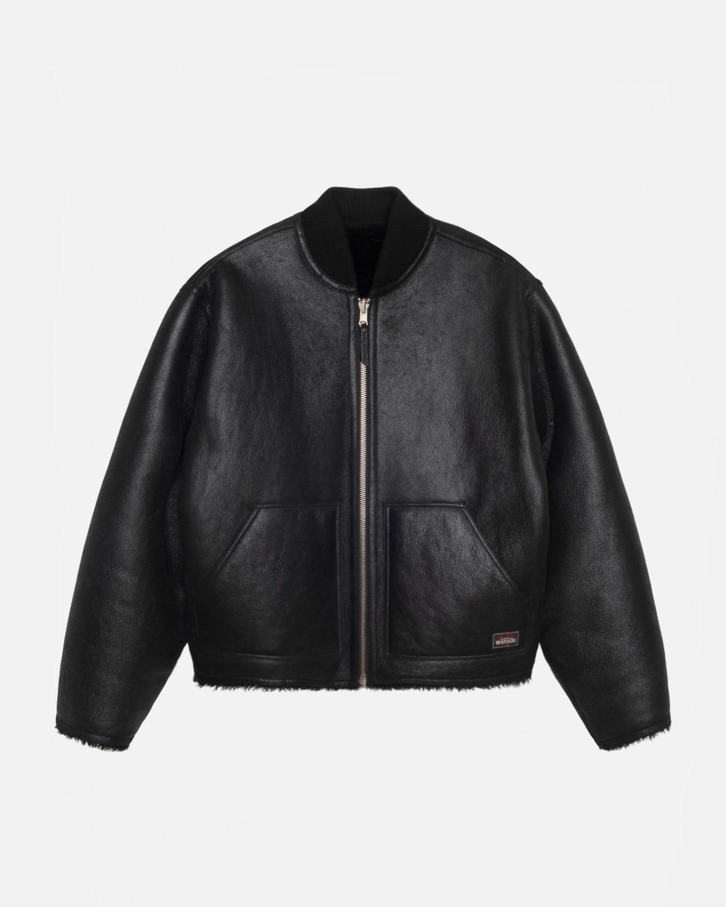 SHEARLING REVERSIBLE BOMBER