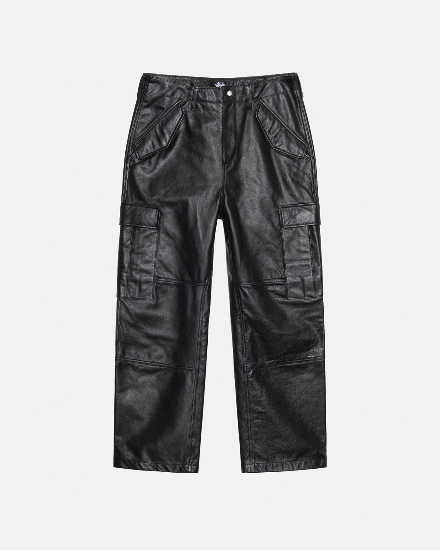 MILITARY CARGO LEATHER PANT