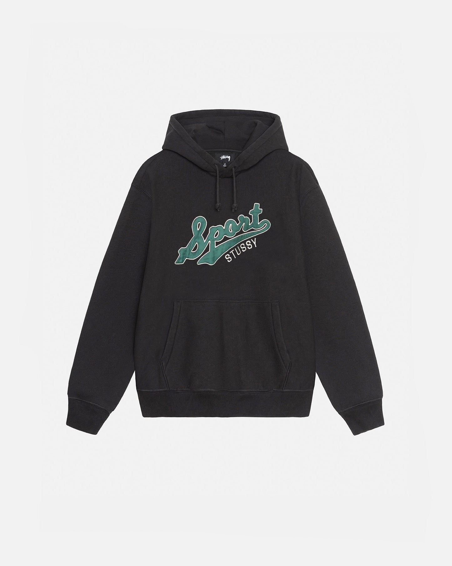 SATIN PATCH OVERSIZED HOODIE