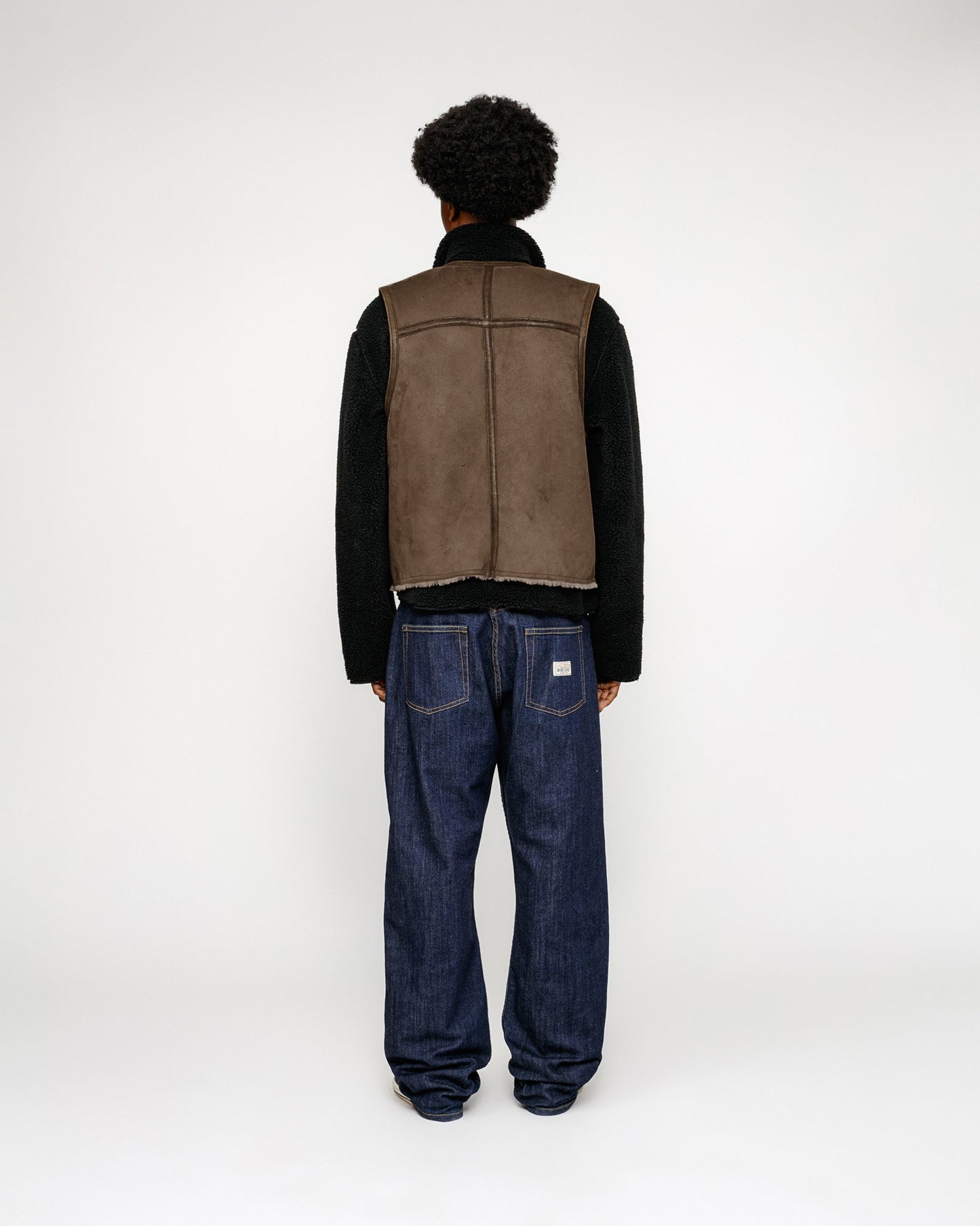 OUR LEGACY WORK SHOP REVERSIBLE SHEARLING VEST