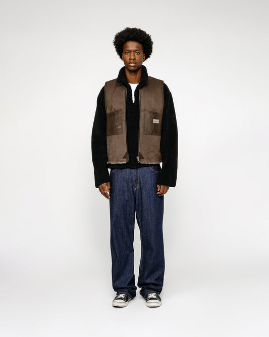 OUR LEGACY WORK SHOP REVERSIBLE SHEARLING VEST